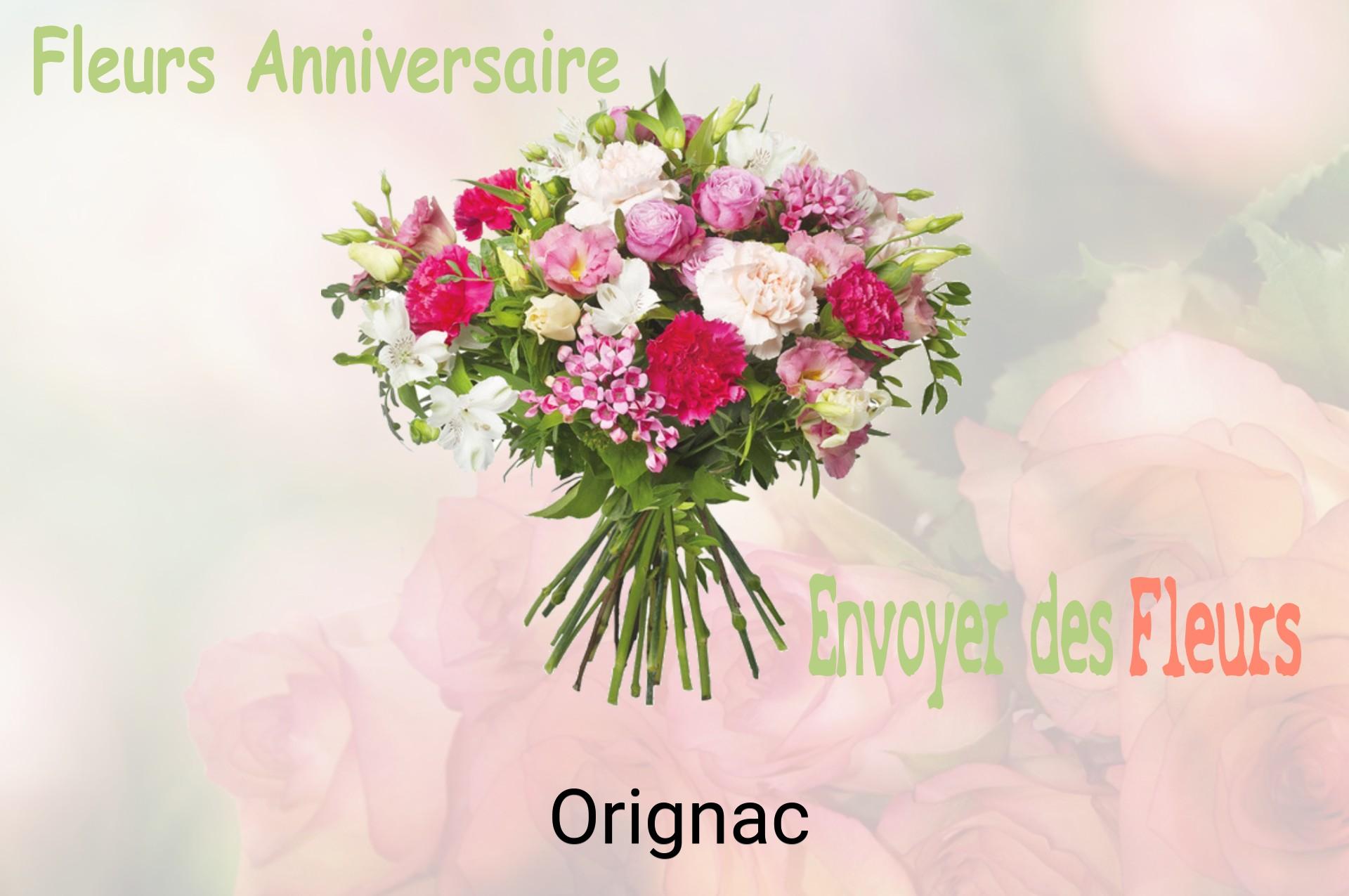 Bouquet de fleurs d’anniversaire livré à Orignac